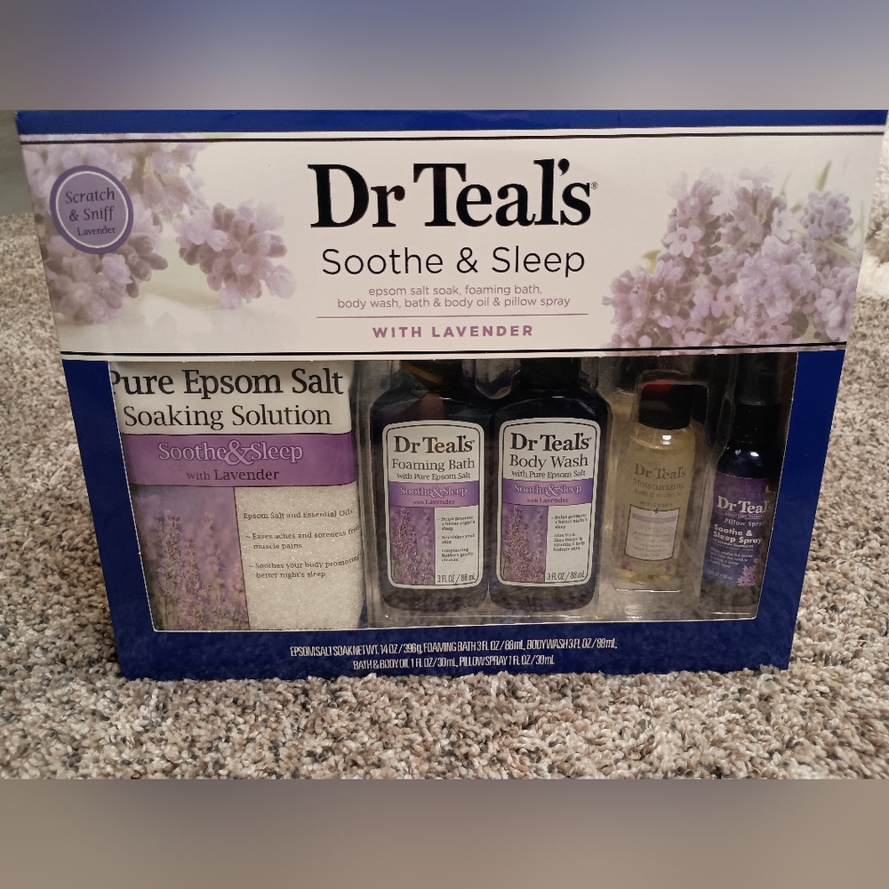 Dr Teal's Lavender Soothe & Sleep Set